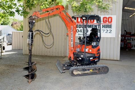 kubota mini excavator auger attachment|kubota u17 auger.